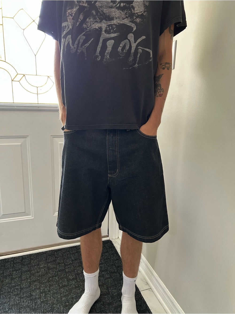 Vintage y2k Baggy Wide Leg Denim Jorts